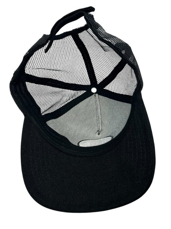 Hockey Players Club Trucker Hat Snapback Mesh Cap Black Logo Patch Adjustable - Picture 6 of 8